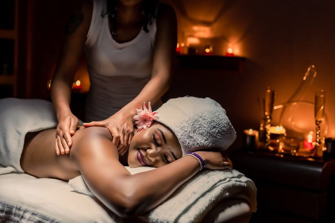 Restorative massage treatment at Le Maison Lumi